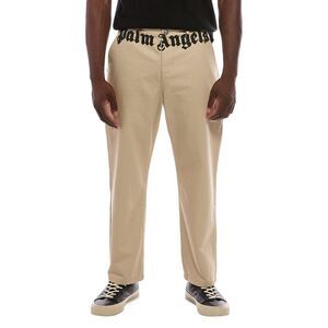 Palm Angels Mens  Pant, Brown